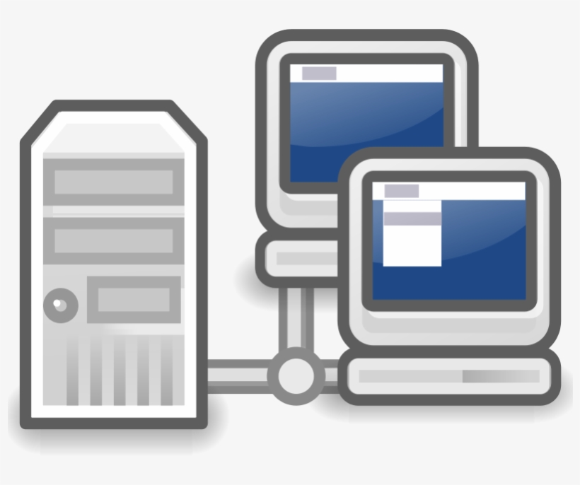 Free Vector Tango Network Workgroup - Vector Png Computer Network, transparent png download
