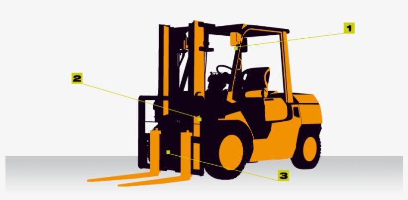 Weighing On Fork-lift Truck - Forklift Toyota, transparent png download