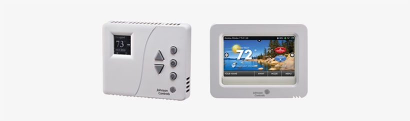 Johnson Controls Wt-4002-mfm Pneumatic Two-pipe Thermostat,lcd, transparent png download