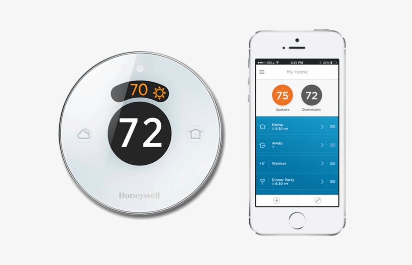 Canaan Tech Mechanical Service Technicians Are Experts - Honeywell Thermostaat Met App, transparent png download