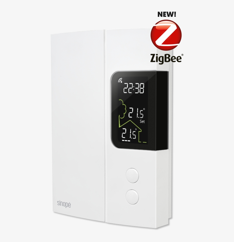 Smart Thermostat For Electric Heating - Zigbee Thermostat, transparent png download