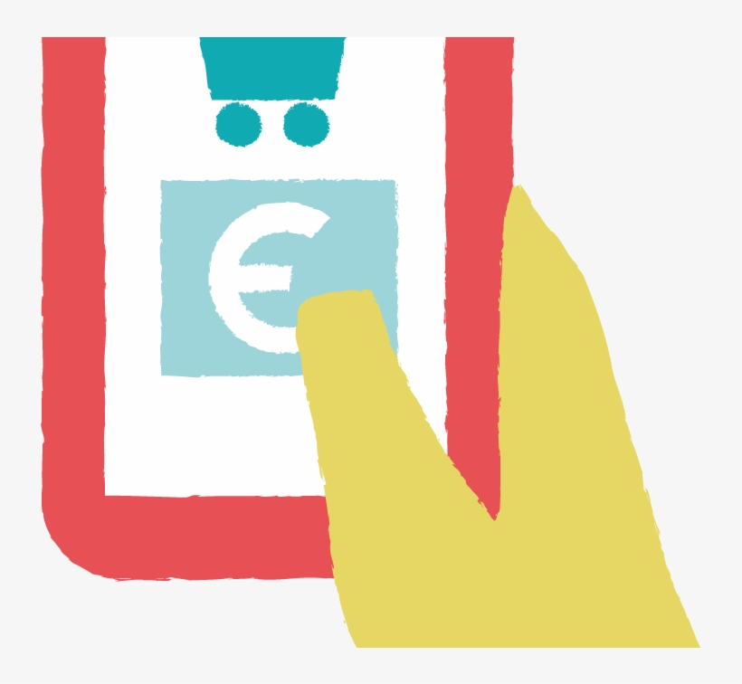 E-shopping Euro - Euro, transparent png download