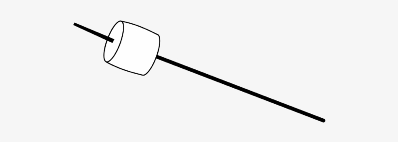 Free Travel Graphics On Stick - Large Marshmallow On A Stick, transparent png download