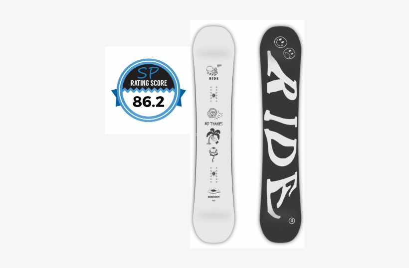 Ride Burnout Snowboard - Ride Burnout 2019, transparent png download