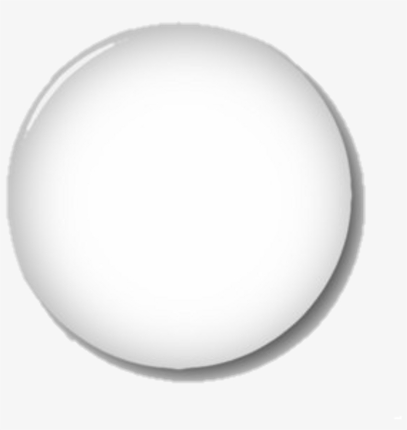 White Button Glass Transparent Circle - Circle, transparent png download
