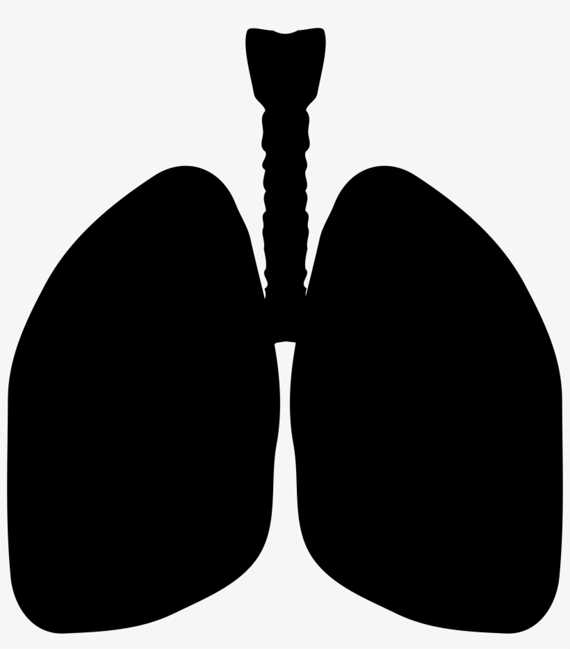 This Free Icons Png Design Of Lungs Silhouette, transparent png download