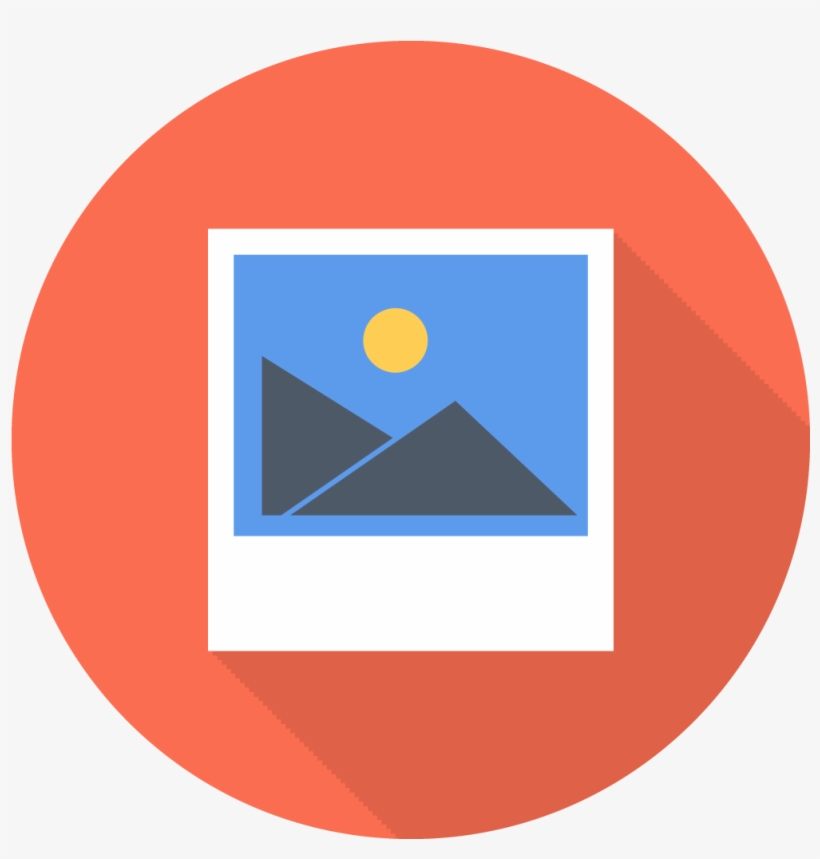 Multimedia Photo - Icon Flat, transparent png download