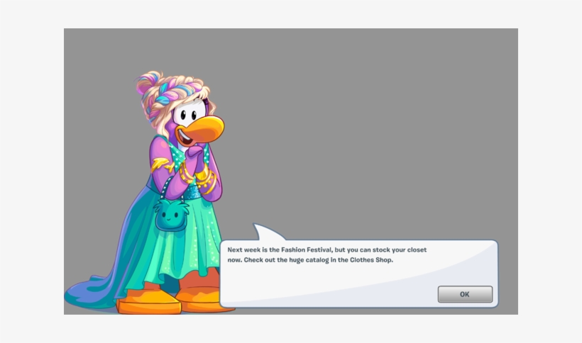 Fashion Festival Pre-party Login Message - Codes Para Desfiles De Modas En Free Penguin, transparent png download