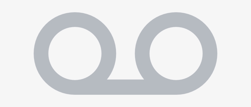 Voicemail Symbol Clip Art - Circle, transparent png download