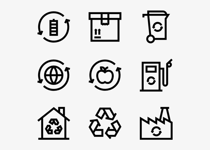 Recycling 50 Icons - Hobbies Icons Png, transparent png download