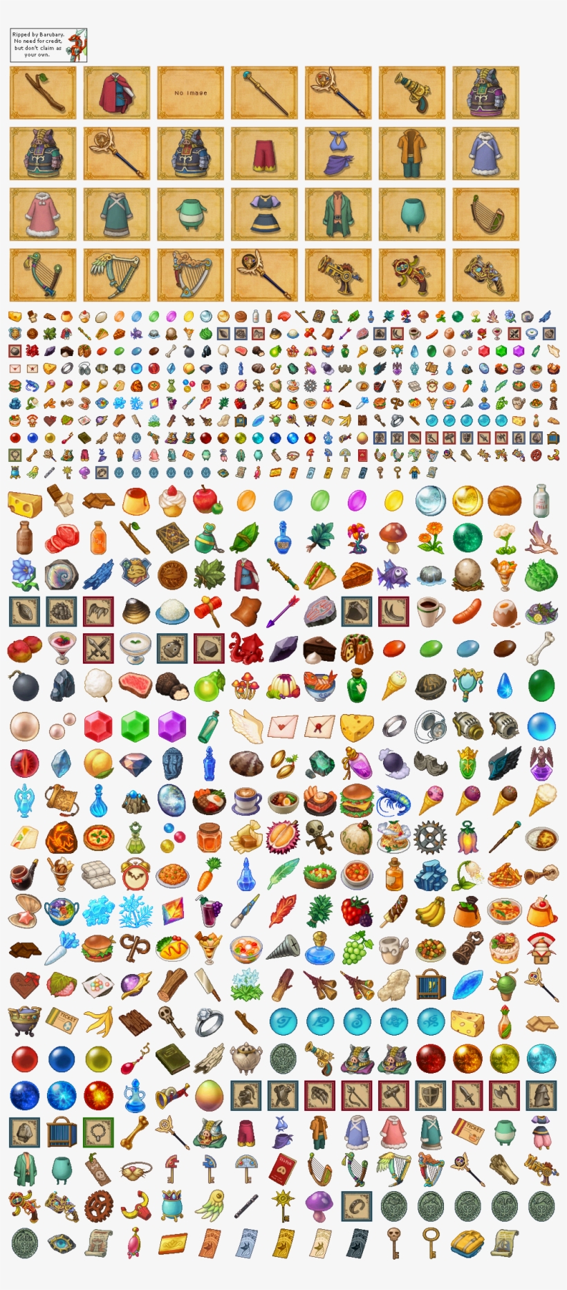 Click For Full Sized Image Item Icons - Ni No Kuni Pixel, transparent png download