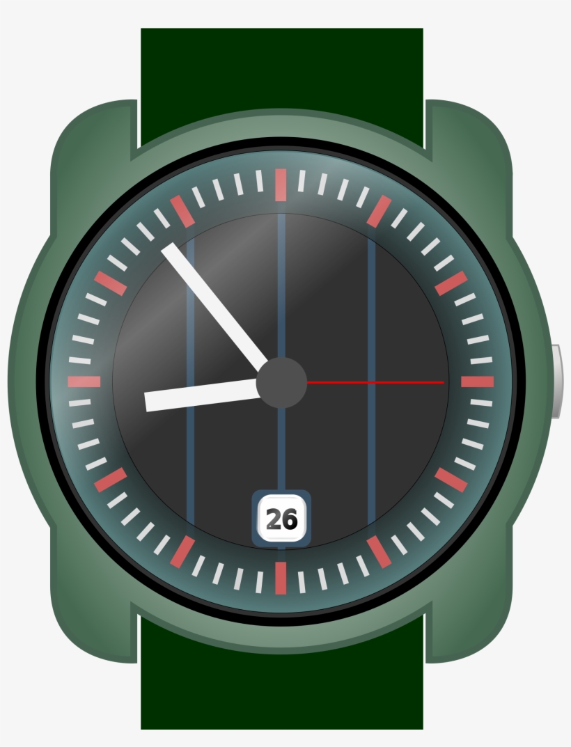 This Free Icons Png Design Of Analog Wrist-watch, transparent png download