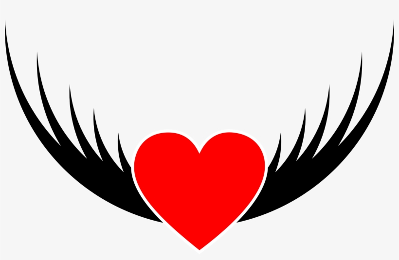 This Free Icons Png Design Of Flying Heart Simple 2, transparent png download