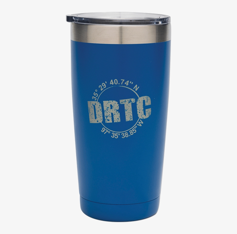 Blue 20 Oz Tumbler With Drtc's Longitude & Latitude - Geographic Coordinate System, transparent png download