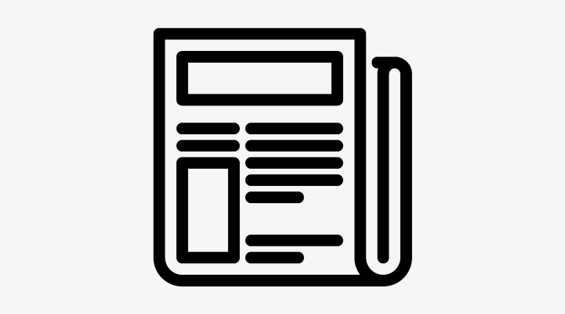 Newspaper - Asset Containment Unit Sign, transparent png download