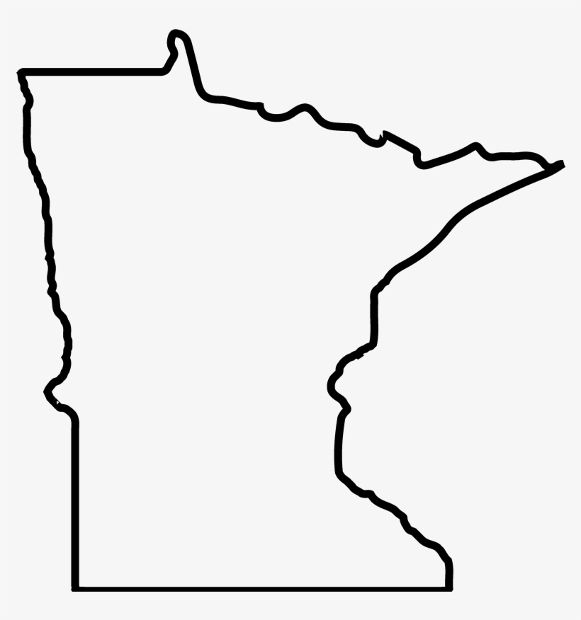 Minnesota Outline Png Clip Art Library Library Minnesota Transparent