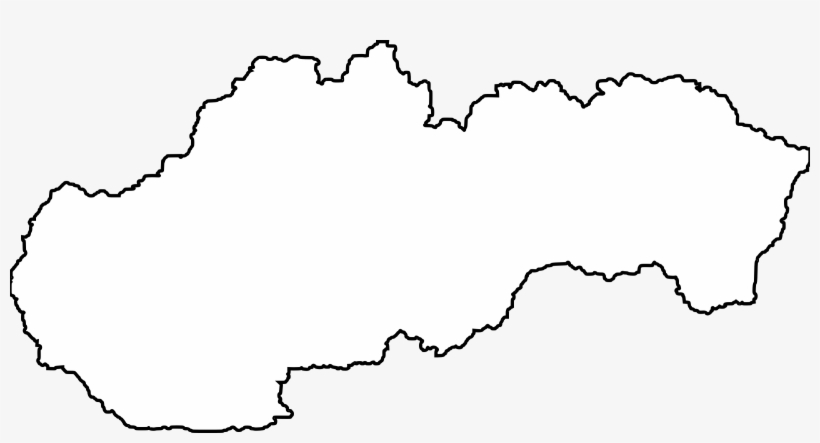This Free Icons Png Design Of Outline Of Slovakia With, transparent png download