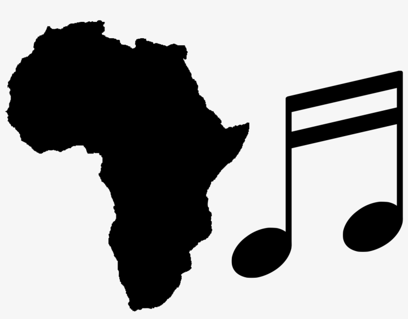 Africa Vector Png Svg Black And White - Africa Black, transparent png download