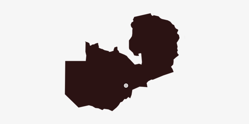 Africa Outline - Zambia Flag Vector, transparent png download
