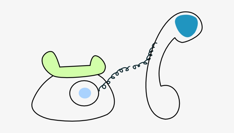 Phone Outline Multicolor Clip Art - Clip Art, transparent png download