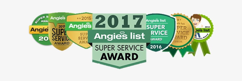 Angie's List Super Service Award Collage 2011 - Angies List Super Service Award 2013 2017, transparent png download