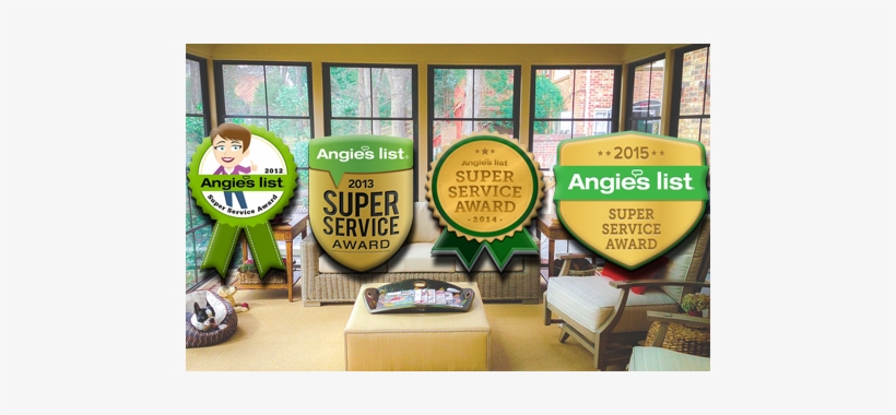 Image Shows Angie's List Awards For Porch Conversion - Angie's List, transparent png download