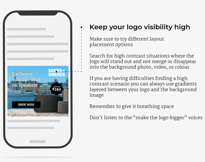 The Best Mobile Banners Use Clean, Simple Designs - Iphone, transparent png download