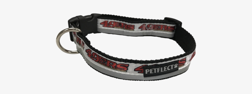 San Francisco 49ers Dog Collar - Belt, transparent png download