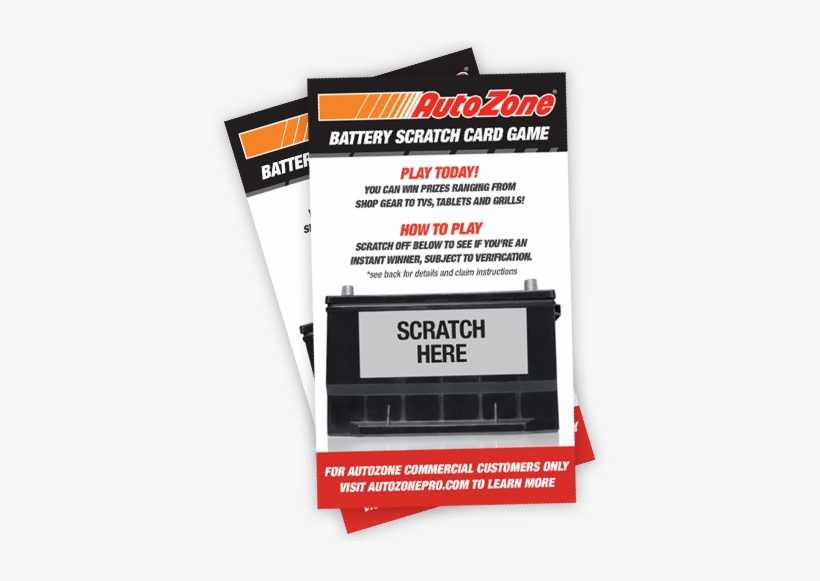 Autozone Scratch And Win - Autozone, transparent png download