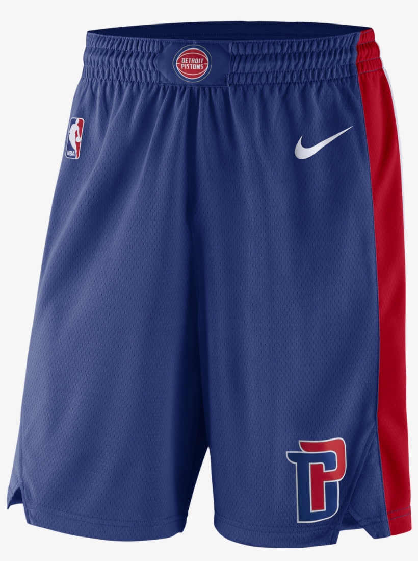 Detroit Pistons Nike Swingman Short - Detroit Pistons Nike Shorts, transparent png download