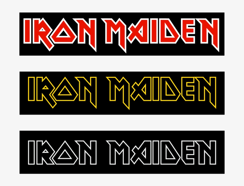 Iron Maiden Logo Patch, transparent png download