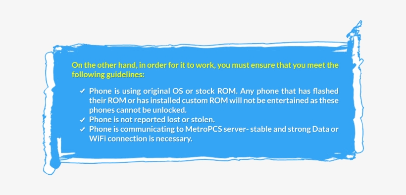 Unlockbase Guidelines In Unlocking A Metropcs Phone - Mobile Phone, transparent png download