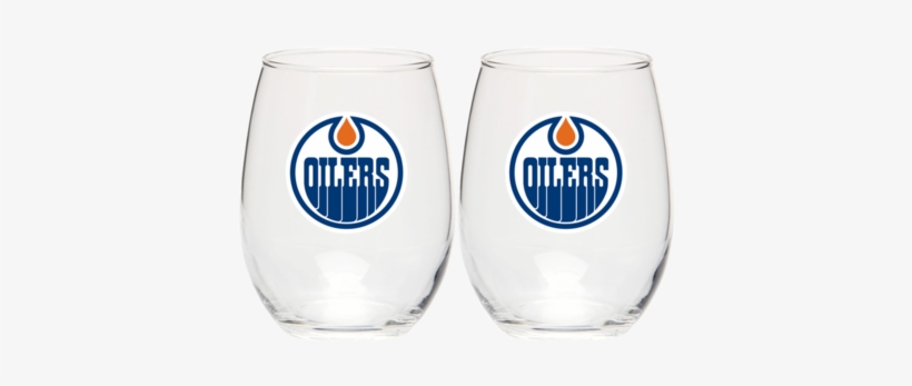 Edmonton Oilers 2 Pack Stemless Wine Glasses - Edmonton Oilers Mug, transparent png download