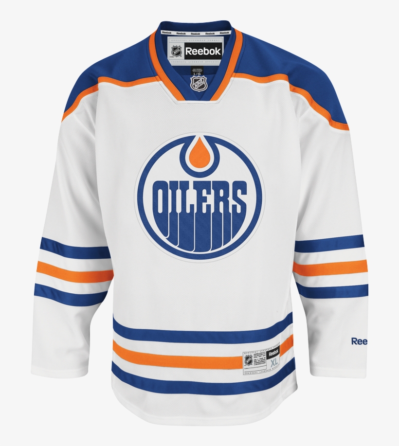 Eoi Hpjeoi 5pd Mf - Edmonton Oilers White Jersey, transparent png download