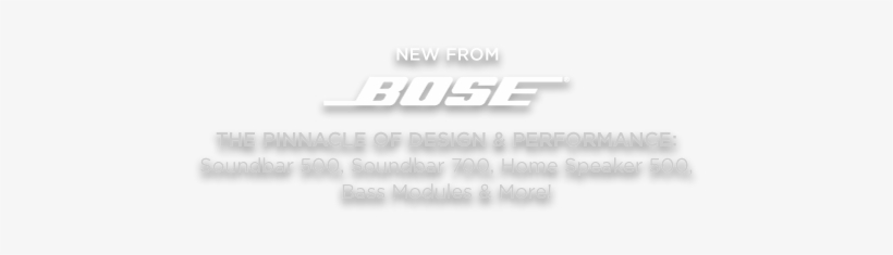 The Pinnacle Of Design, Performance And Voice Control - Bose Soundbar 700, transparent png download