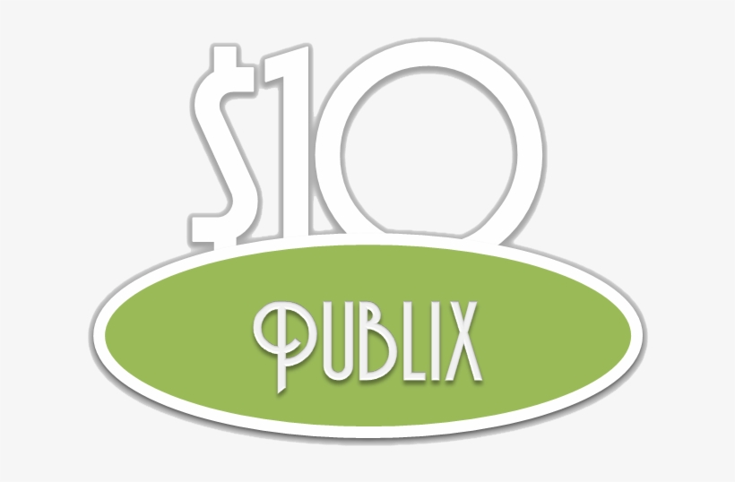 $10 Publix Shopping List - Bullseye Target, transparent png download