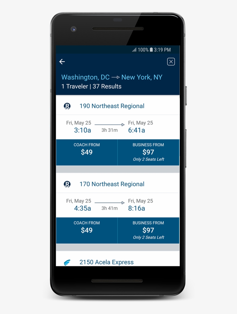 Amtrak E Ticket, transparent png download