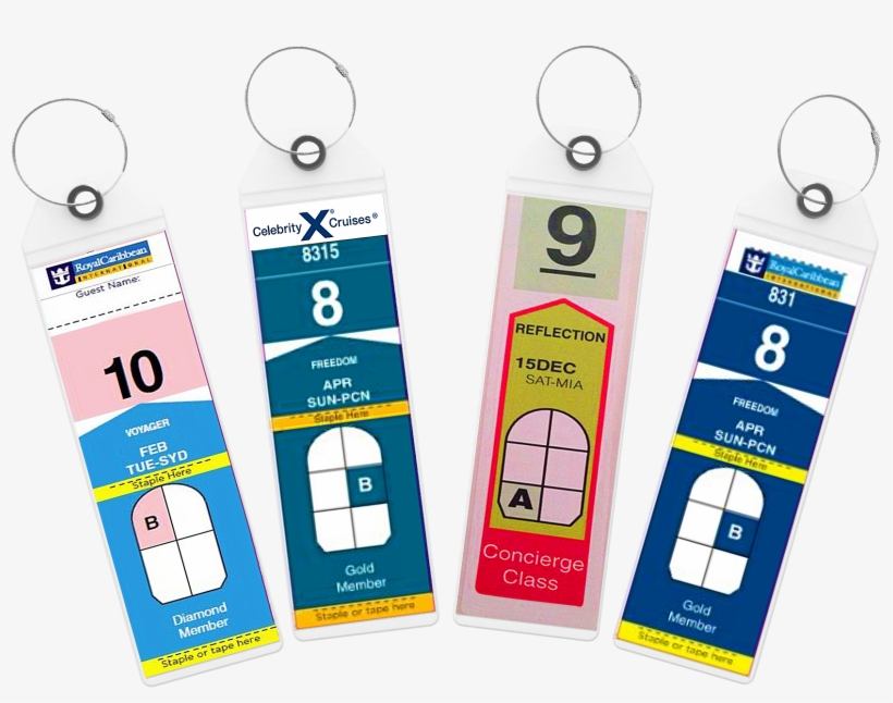 Celebrity Cruise & Royal Caribbean - Royal Caribbean Luggage Tag Holders, transparent png download