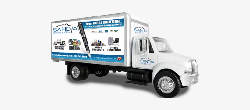 Image Result For Sandia Office Supply - Office Supplies Truck, transparent png download
