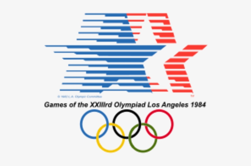 Opening Ceremony For Los Angeles, Ca, Usa Summer Olympics - Los Angeles 1984 Logo, transparent png download