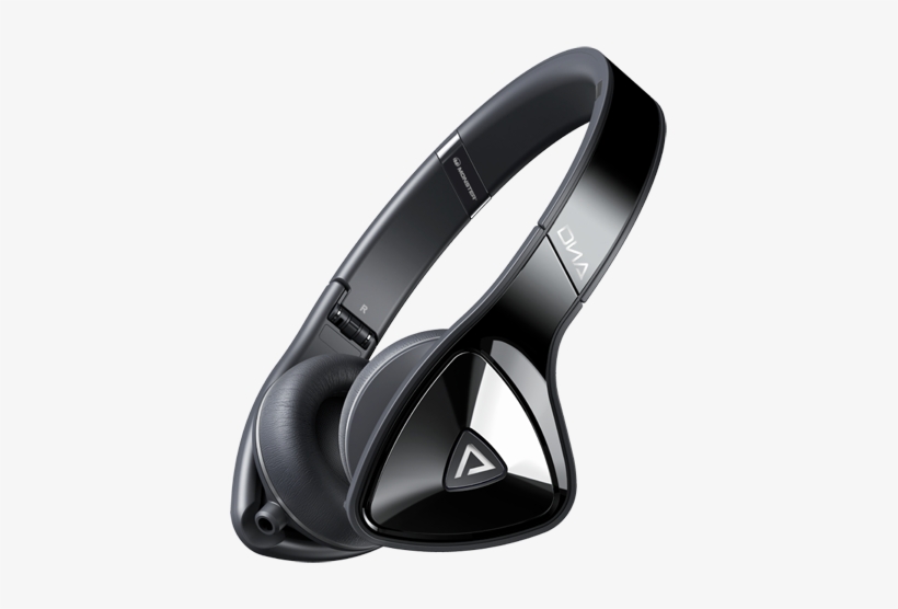 Dna Headphones By Monster - Monster Dna Black On-ear Headphones, transparent png download