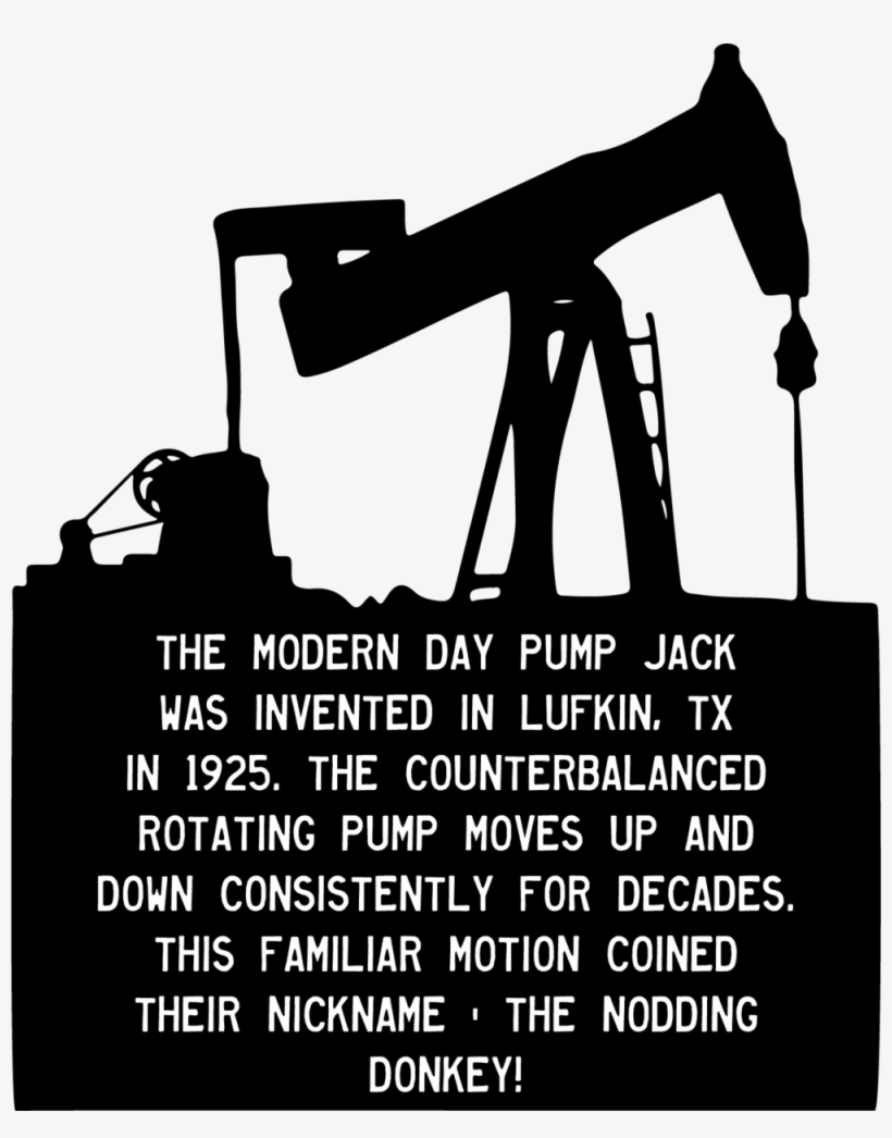 Pump Jack Fun Fact - แท่น ขุด เจาะ น้ำมัน, transparent png download