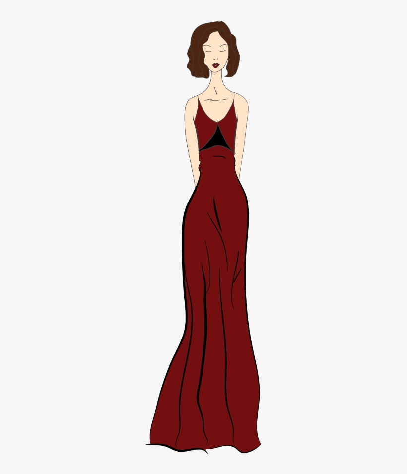 I Experimented With A Different Style For These Fashion - Gown, transparent png download