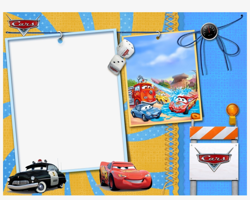 Download Cars Kids Transparent Photo Frame Kids Scrapbook, Disney