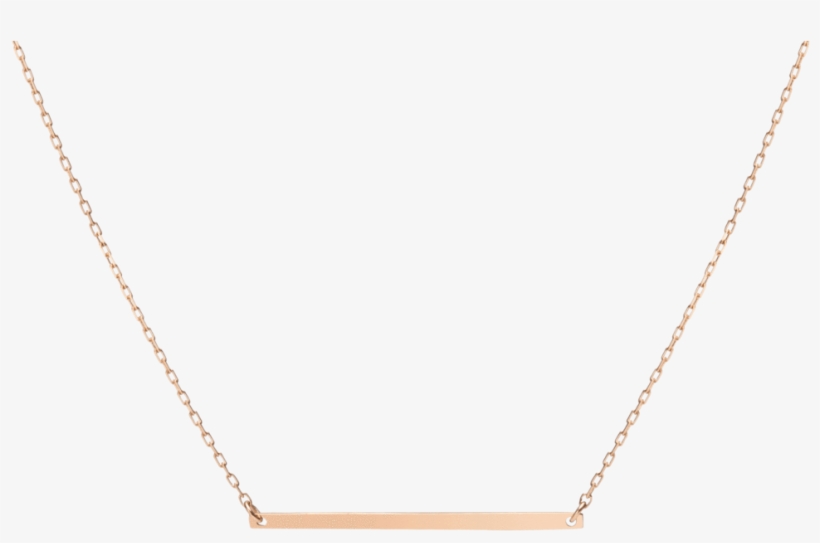 Gold Chain Necklace Png Picture Black And White - Necklace, transparent png download