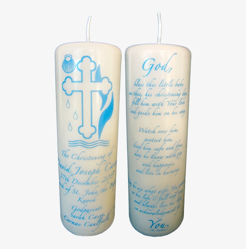 Christening Cand 4bb336e81719e - Candle For Christening Blue Png, transparent png download