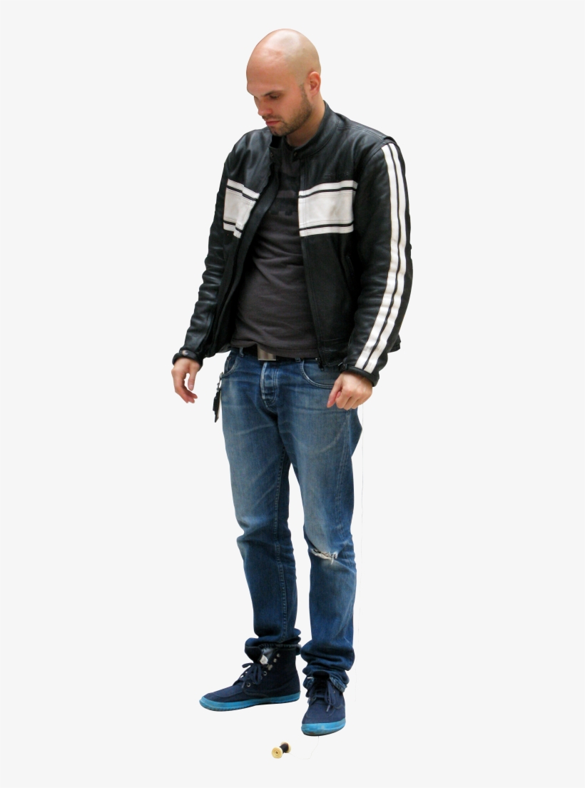 O Trying To Figure Out What To Do With A Roll Of String, - Person Looking Down Png, transparent png download