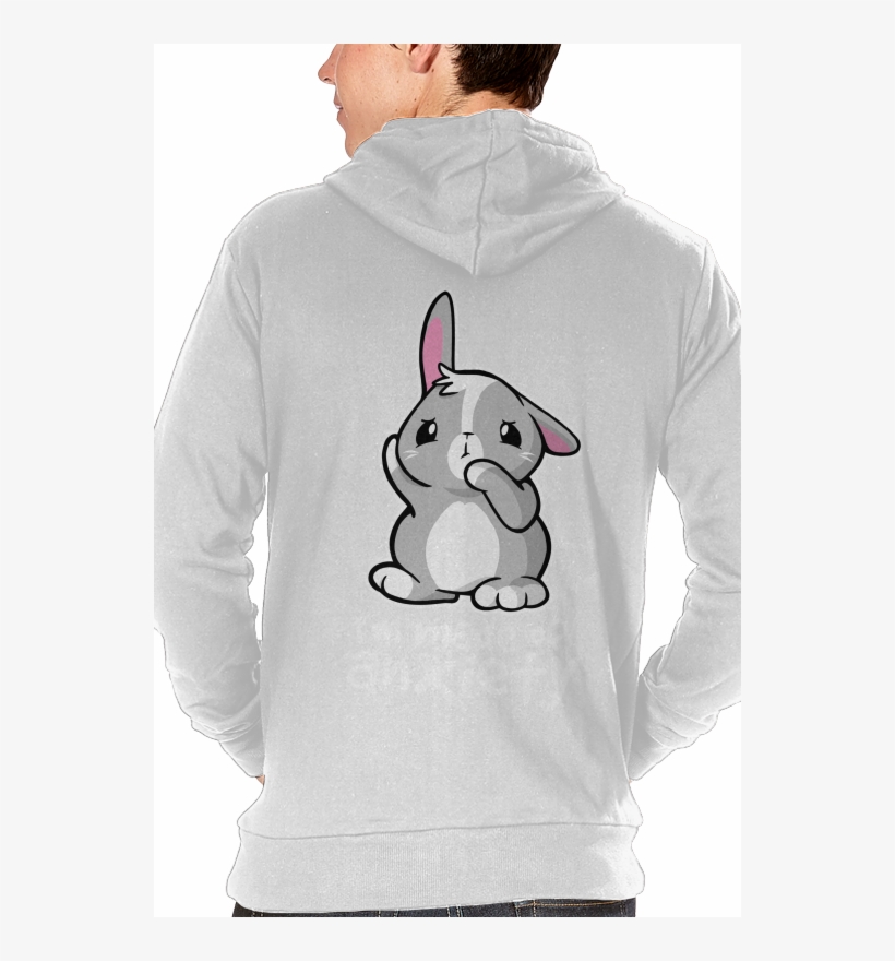 Bunny Anxiety Bunny Anxiety - Bunny Slouchy V-neck Bunny Anxiety, transparent png download
