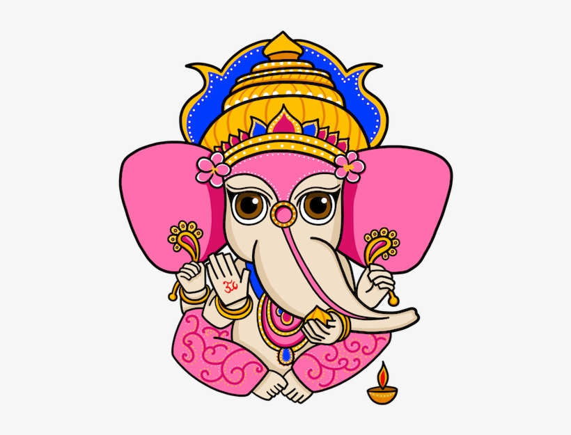 Ganesha - Vinayaka Drawing, transparent png download