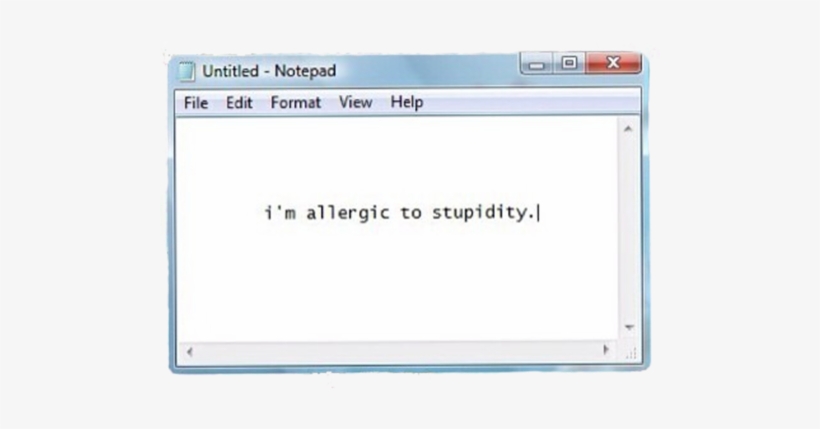 Png And Notepad Png Image - Make Virus In Notepad, transparent png download